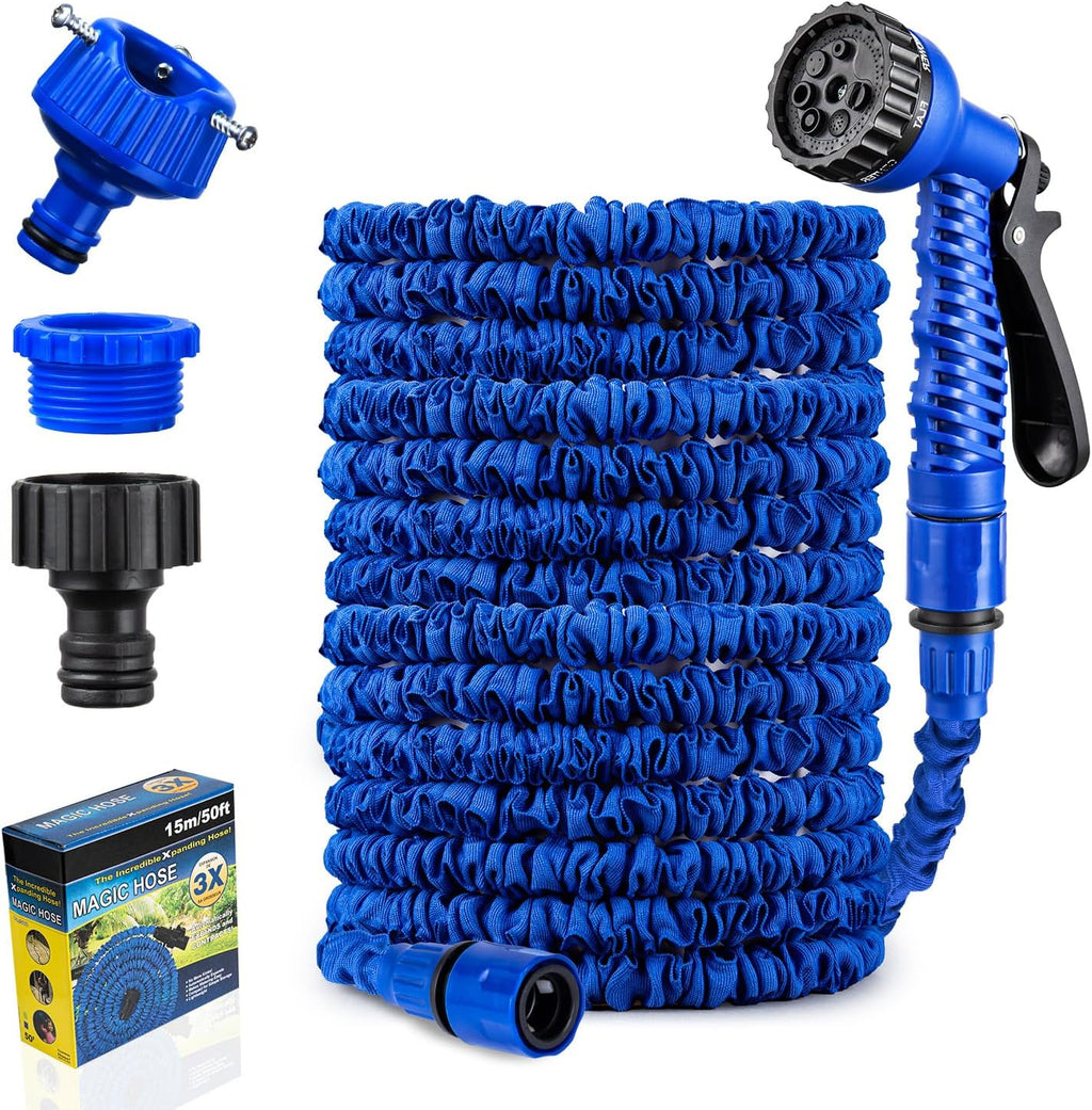 Tuyau d'arrosage extensible magique 15 m